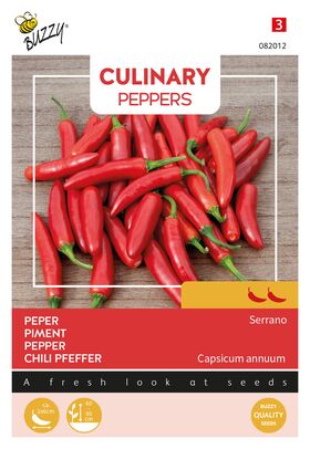 Chili Pfeffer Samen 'Serrano'