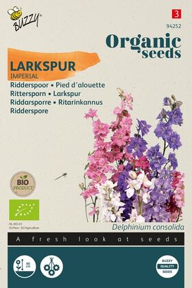 Biologische Ridderspoor Zaden 'Imperial'