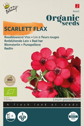 Bio-saatgut Rotblühende Lein